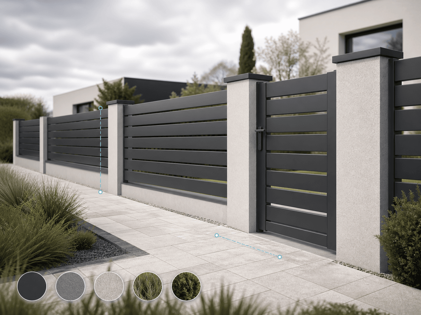 Generated generic measured fence configuration concept