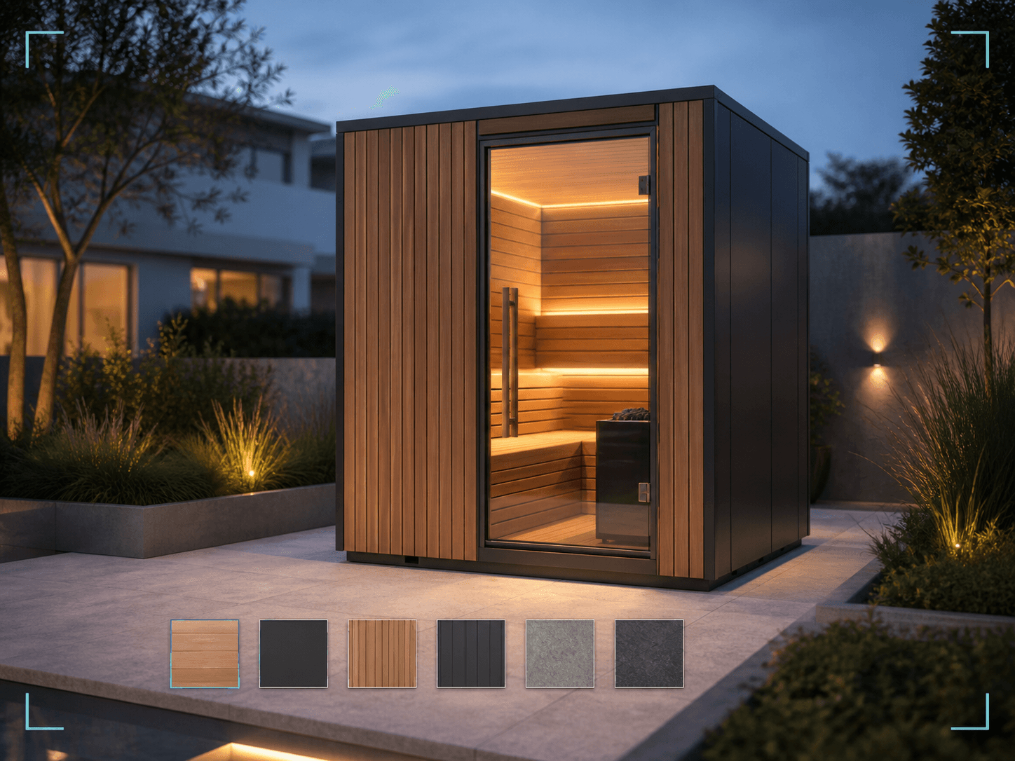 Generated generic modular sauna configuration concept