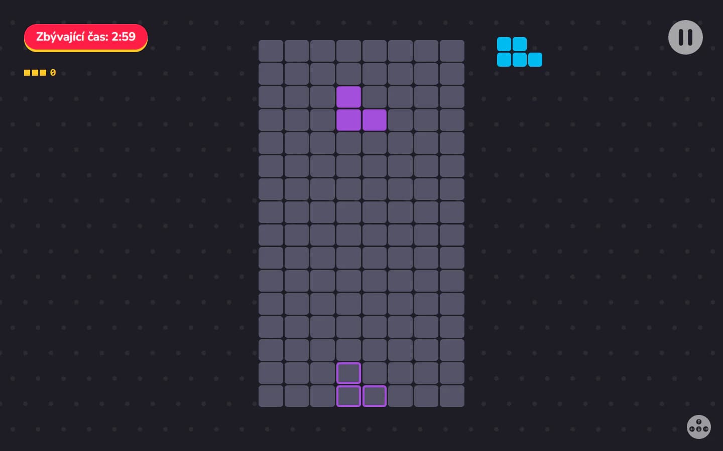 Bloky v pohybu live gameplay capture