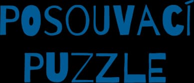 Posouvací puzzle logo